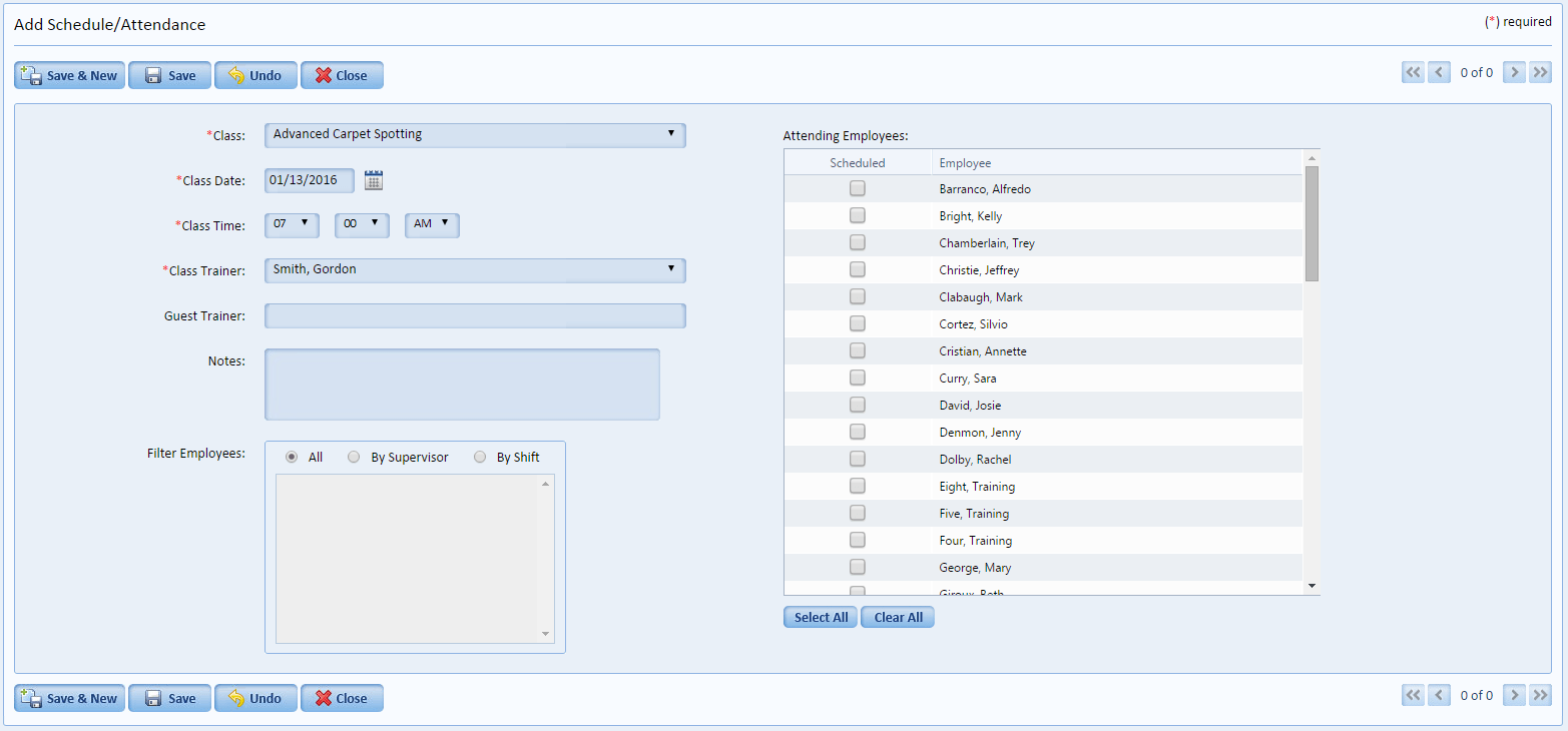 screenshot of ES Optimizer